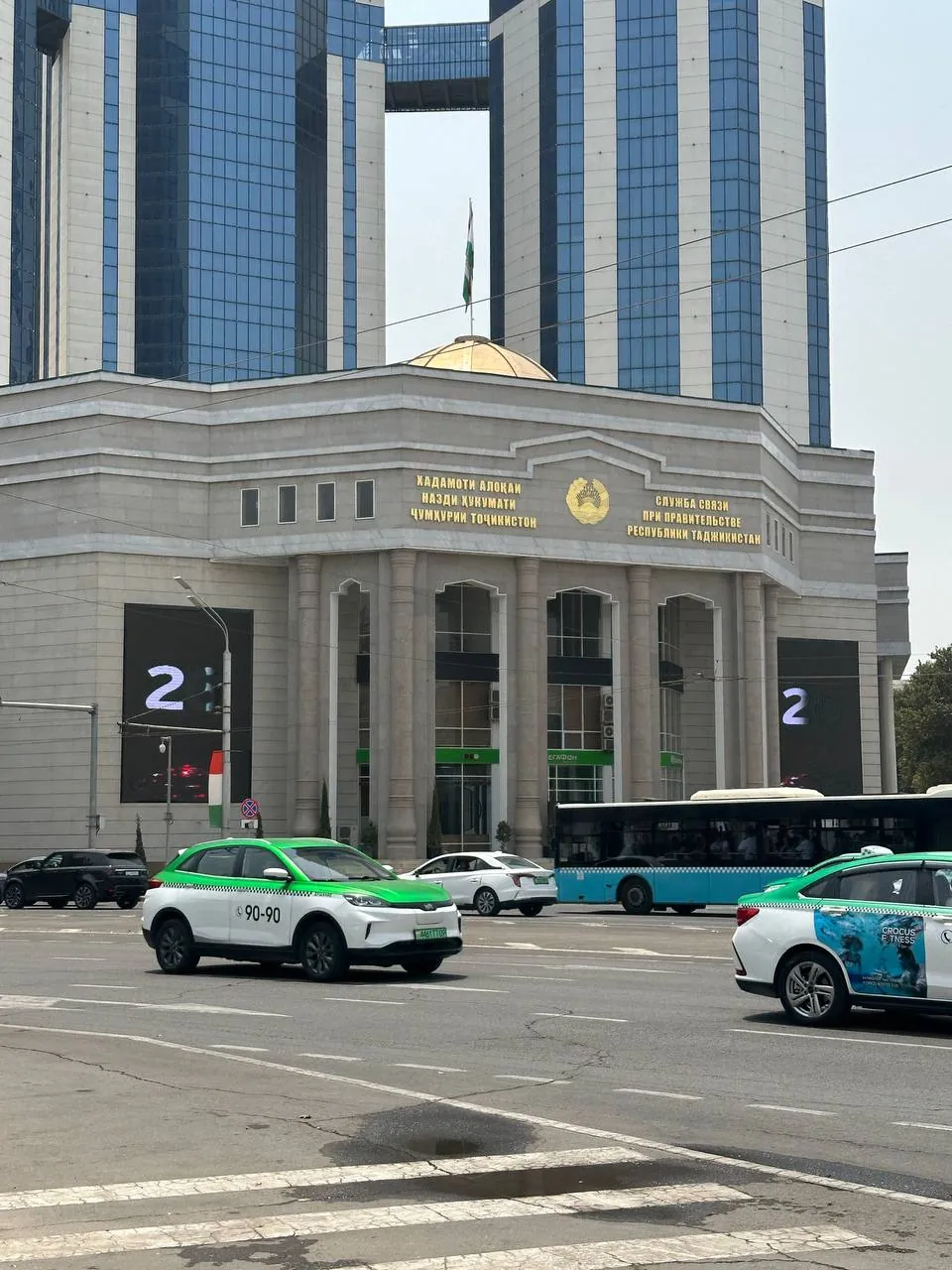Душанбе, ул. Рудаки 57 здание Мин. связи РТ.